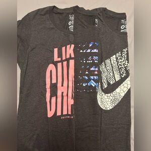 3 Nike tshirts